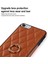 Apple iPhone Se Pu Deri+Tpu Koruyucu Kapak Için Baskılı Rhombus Izgara Desen Döndürme Yüzüğü Kickstand Telefon Kılıfı (Yurt Dışından) 4