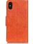 Apple iPhone Xr Şok Geçirmez Telefon Kasası Nappa Dokusu Bölünmüş Deri Kapak Folio Kapağı Koruyucu Telefon Kabuğu Stand Cüzdan-Turun (Yurt Dışından) 4