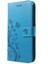 Apple iPhone Xr-Blue Için Kelebek Çiçek Standı Cüzdan Deri Koruyucu Kılıf (Yurt Dışından) 2