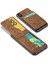 Fierre Shann Kickstand Telefon Kılıfı Apple iPhone Xs Max Pu Deri+Tpu Kart Tutucu-Kahverengi ile Kapak (Yurt Dışından) 3