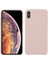 Apple iPhone Xs Max-Pınk Için Yumuşak Anti Kıta Mikrofiber Astarı ile Katı Silikon Şok Geçirmez Telefon Kılıfı (Yurt Dışından) 1