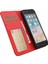 Apple Apple Iphonese Çapraz Doku Deri Kapağı+Çıkarılabilir Tpu Geri Telefon Flip Case-Red Için (Yurt Dışından) 3