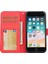 Apple Apple Iphonese Çapraz Doku Deri Kapağı+Çıkarılabilir Tpu Geri Telefon Flip Case-Red Için (Yurt Dışından) 4