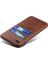 Apple iPhone Se Pu Deri Kaplamalı Pc Kılıfı Ikili Kart Yuvaları-Brown (Yurt Dışından) 3
