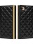 Izgara Dokusu Deri Telefon Kasası Crossbody Çanta, Apple iPhone Se Için Makyaj Aynası ve Omuz Askısı ile (Yurt Dışından) 3