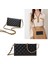 Izgara Dokusu Deri Telefon Kasası Crossbody Çanta, Apple iPhone Se Için Makyaj Aynası ve Omuz Askısı ile (Yurt Dışından) 4