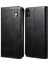 Manyetik Mumsu Çılgın At Doku Cüzdan Deri Telefon Stand Kapak Kılıfı Apple iPhone X/xs-Black (Yurt Dışından) 3