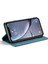 Apple iPhone Xr Rfıd Blowantıce Mannetik Kapalı Kubu, Retro Mat Pu Deri Deri Cülten Ignetim Stand Flıch Cover-Blue (Yurt Dışından) 3
