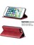 Apple iPhone 7 Plus/8 Plus-Red Için Kart Yuvaları Olan Otomatik Emici Deri Cep Telefonu Standı Çantası (Yurt Dışından) 2