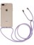 Apple iPhone 7 Plus/8 Için Geri Kılıf Plus Açık Bump Döyesi Tpu+Akrilik Telefon Kapağı Lanyard-Spurple (Yurt Dışından) 1