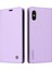 Apple iPhone X/xs Için Telefon Kılıfı Tam Koruma Telefon Cüzdan Kapağı Manyetik Otomatik Ahmed Pu Deri Flip Telefon Kılıfı Stand-Işık Mor (Yurt Dışından) 1