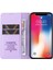 Apple iPhone X/xs Için Telefon Kılıfı Tam Koruma Telefon Cüzdan Kapağı Manyetik Otomatik Ahmed Pu Deri Flip Telefon Kılıfı Stand-Işık Mor (Yurt Dışından) 4