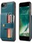 Apple iPhone Se Için Şok Geçirmez Cüzdan Telefon Kılıfı Desteği Kablosuz Şarj Rfıd Engelleme Anti-Fall Telefon Koruyucusu (Yurt Dışından) 1