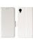 Apple iPhone Xr Için Düz Renkli Litchi Doku Pu Deri Cep Telefonu Stand Koruyucu Kabuk Cüzdan-Beyaz (Yurt Dışından) 1