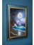 Moon Güneşin Batışı Temalı 3 Boyutlu Aynalı Çerçeveli Özel Tasarım Tablo 81X112CM 1