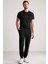 M Logolu Siyah Jogger Pantolon 2