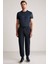 M Logolu Lacivert Jogger Pantolon 4