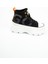 312 - 1 Siyah Kalın Taban Bilekli Kadın Sneaker 2