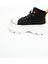 312 - 1 Siyah Kalın Taban Bilekli Kadın Sneaker 3