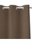 Halkalı Blackout Karartma Tek Kanat Fon Perde Kahverengi 3