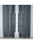 Murcia Dökümlü Tül Perde Pilesiz Antrasit 2