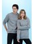 Erkek Gri Melanj Sweatshirt 50276089-VR086 3