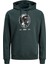 Jack & Jones Joropus Sweat Hood Tg Erkek Yeşil Sweatshirt 12243619-Green 1