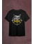 Siyah Aggretsuko Agresif Retsuko Gotik Japon Anime Manga Metal Gothic Baskılı T-Shirt 1