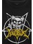 Siyah Aggretsuko Agresif Retsuko Gotik Japon Anime Manga Metal Gothic Baskılı T-Shirt 2