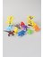 12 Parça Renkli Mini Dinozor Figür Seti 4-6 cm SKU683 4