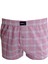 Mode Xl Büyük Beden Erkek Boxer Desenli Poplin 6348 Siyah-Kırmızı 1