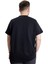 Büyük Beden Erkek T-Shirt Bisiklet Yaka Interlok 23162 Lacivert 4