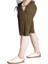 Büyük Beden Erkek Şort Interlok 23515 Haki 2