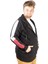 Erkek Sweat Kapşonlu Pieced Embroidered 21514 Siyah 2