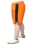 Büyük Beden Deniz Şortu Sport Style 22452 Oranj 2