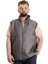 Büyük Beden Erkek Yelek Kapitone Yakalı 22601 Antrasit 1