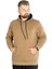 Erkek Sweatshirt Kapşonlu Pocket Basic 20562 Sütlükahve 1