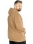 Erkek Sweatshirt Kapşonlu Pocket Basic 20562 Sütlükahve 3