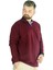 Erkek Sweat Polo Cepli Selanik Basic 20441 Bordo 1