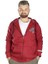 Erkek Sweat Kapşon Fermuarlı Keep On 22533 Bordo 1