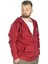 Erkek Sweat Kapşon Fermuarlı Keep On 22533 Bordo 2