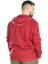 Erkek Sweat Kapşon Fermuarlı Keep On 22533 Bordo 3