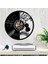 Müzik Vinil Plak Duvar Saati - Müzik Aleti Keman Piyano Duvar Saati - Vinil Saat - Oturma Odası Duvar Dekoru - Müzik Aşığı Için Benzersiz Hediyeler (Yurt Dışından) 3