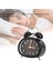 Sessiz Yüksek Sesli Alarm, Sevimli Plastik Şık Retro Çalar Saat, Ev Dekorasyonu Yatak Odası Için Ağır Uyuyanlar (Siyah) (Yurt Dışından) 4