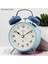 Ikiz Zil Çalar Saat, Retro Ikiz Zil Süper Yüksek Alarm Saati, Pille Çalışan, Ağır Uyuyanlar Için Süper Yüksek Sesli Alarm Saati, Arkadan Aydınlatmalı Başucu ile Pille Çalışan (Açık (Yurt Dışından) 2