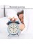 Ikiz Zil Çalar Saat, Retro Ikiz Zil Süper Yüksek Alarm Saati, Pille Çalışan, Ağır Uyuyanlar Için Süper Yüksek Sesli Alarm Saati, Arkadan Aydınlatmalı Başucu ile Pille Çalışan (Açık (Yurt Dışından) 4