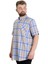 Büyük Beden Erkek Gömlek Ekose Kısa Kollu 23301 Kum 2