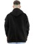 Erkek Sweat Kapşonlu Fermuarlı Nyc 22520 Siyah 2