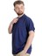Mode Xl T-Shirt Polo Likralı Fermuarlı Yaka 21029 Indigo 2