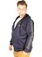 Büyük Beden Erkek Sweatshirt Arm Strap 21503 Lacivert 3